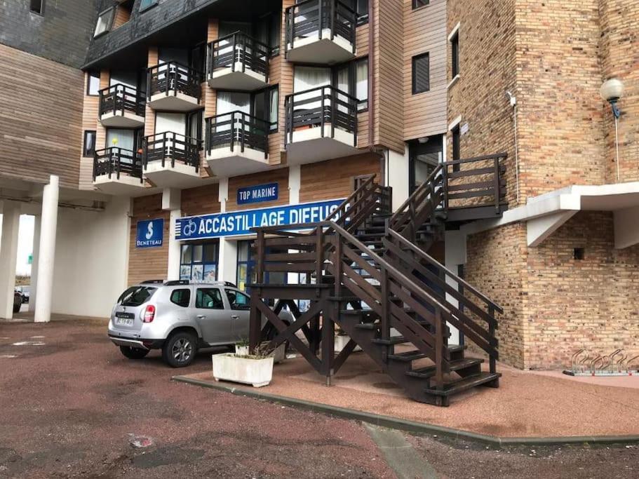 Le Cocooning-Studio Deauville Marina Avec Terrasse Vue Mer Et Plage Eksteriør bilde